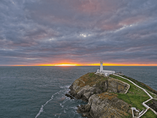 South Stack Lighthouse, Anglesey, Wales by Sam Davis - Photographic Print