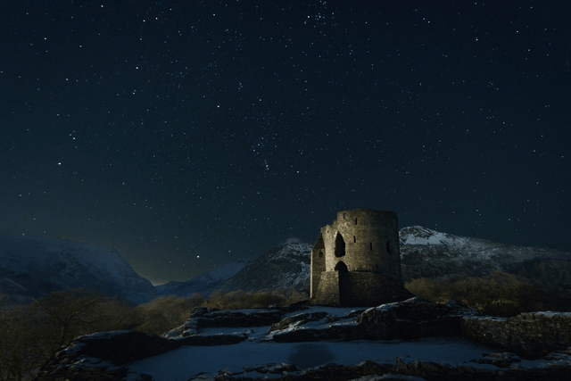 Our Winter Castle (Dolbadarn), Llanberis, Eryri (Snowdonia), Wales by Sam Davis - Photographic Print