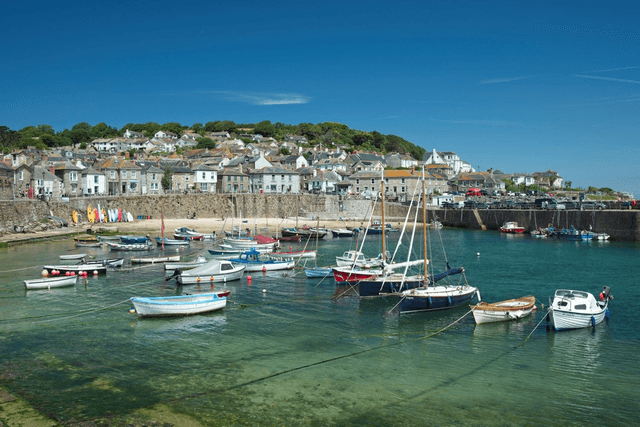 Mousehole Harbour, Cornwall, England  by Sam Davis - Photographic Print
