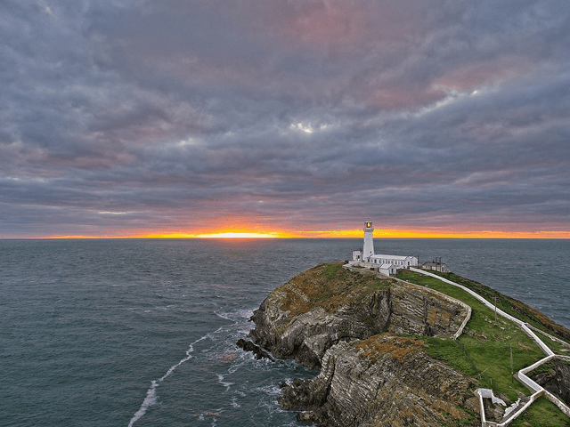 South Stack Lighthouse, Anglesey, Wales by Sam Davis - Photographic Print