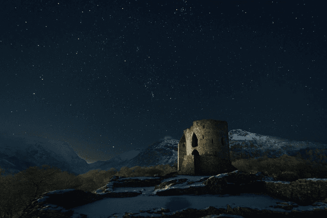 Our Winter Castle (Dolbadarn), Llanberis, Eryri (Snowdonia), Wales by Sam Davis - Photographic Print